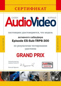     V      Episode Speakers Sub TRP8-300